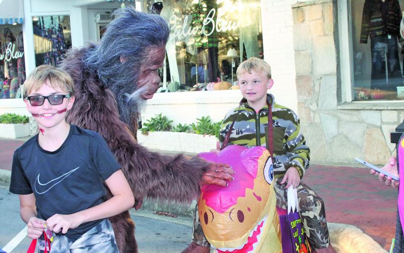 Halloween brought out costume-clad children from across the plateau on Thursday night for celebrations in Highlands and Cashiers.