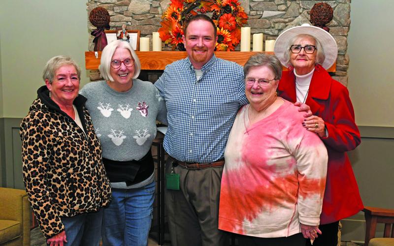 Jamie Davis (center), a Sylva native, is the new director of the Jackson County Department on Aging.