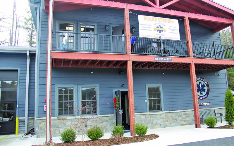 The new Glenville-Cashiers Rescue Squad building on US64 East opened on Saturday morning.