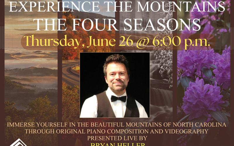 Bryan Heller will present his original piano composition and videography at 6 p.m., June 26.