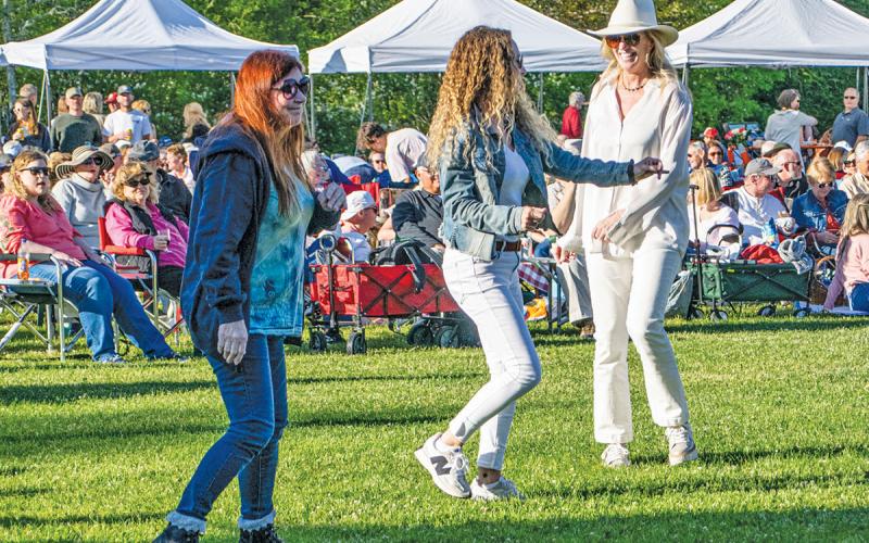 Groovin’ on the Green is in full swing at The Village Green in Cashiers. The next concert is scheduled for June 20 featuring Commordore Fox.