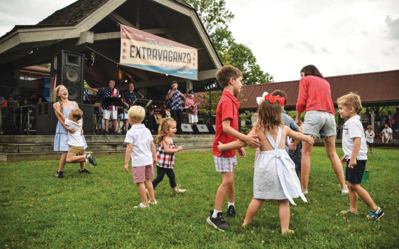 Put on your dancing shoes, pack a picnic and head out to the Village Greene for the Fireworks Extravaganze, July 3.