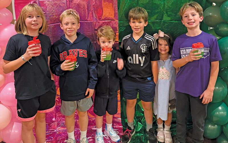 Alice Manning, Brady Kittrell, Clarence Bystrzicki, Shep Muir, Eliza Muir and Stanley Bystrzycki at Highlands Performing Arts Center for the premiere of Wicked: For Good.