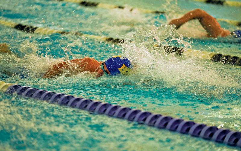Highlands Swim and Dive’s Aniah McKim will compete in the 100 Breaststroke on Saturday, Feb. 7 at the NCHSAA State Championships.  |  Photo courtesy of Todd Sumner