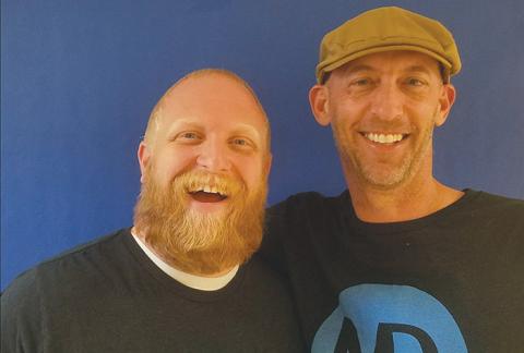 Jeremy Dooley and Mike Carrier recently released a children’s book, with a portion of the proceeds going to area charities.