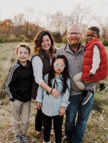 The O’Neill family is coming to Highlands. From left, Finn, Christy, Lottie, Scott and Sam O’Neill.