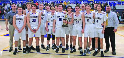 Highlands claimed the Little Smoky Mountain Conference tournament title.