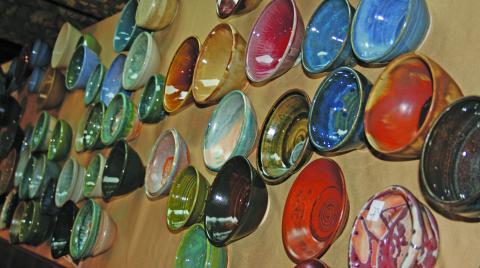 The annual Empty Bowls luncheon at First Presbyterian Church raises money for the Highlands Food Pantry each fall.