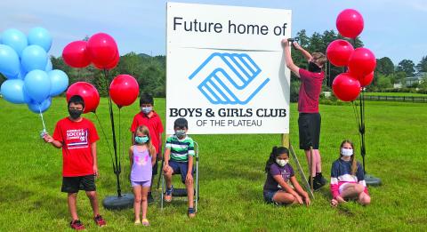 Boys & Girls Club of the Plateau members showed off the club’s proposed new facility site and plans for the future.