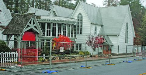 The Episcopal Church of the Incarnation recently began a renovation and expansion that will add seating to the sanctuary.