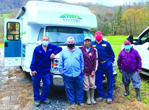 Vecinos’ mobile clinic has served Spanish-speaking farm workers at area Christmas tree farms during the holiday season.