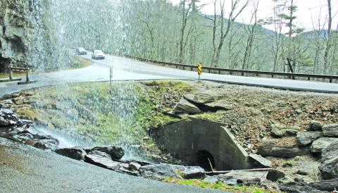US64 will be closed from 9 a.m. to 6 p.m. each day from March 29 to April 16 so North Carolina Department of Transportation crews can repair a damaged drain pipe and eroded bank near Bridal Veil Falls. Traffic will be detoured to Buck Creek Road while the work is being completed.