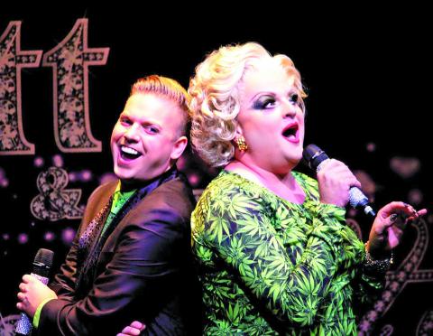 “The Scott and Patti Show” played to a sold out audience in 2019 at the Highlands Playhouse. Actor Scott Daniel (left) is taking over as the executive director of the Playhouse in May.