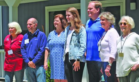 Abigail Nichols was awarded the 2021 Mountain Findings Scholarship. She is pictured with Suzy Jackson, Keith Crawford, Todd Nichols, Helen Moore and Glenda Bell, Mountain Findings President.