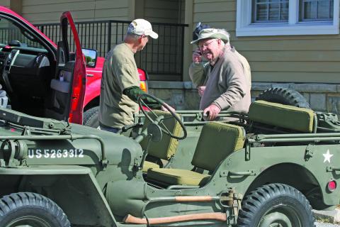 Members of American Legion Post 370 gathered at Highlands Veterans Plaza for a Memorial Day observance on Monday.
