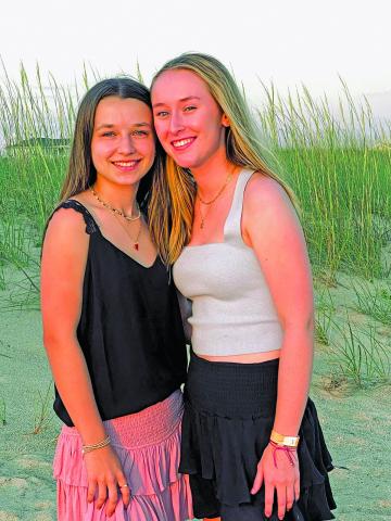 To raise awareness about melanoma Attie and Callie Crews started selling handmade bracelets.