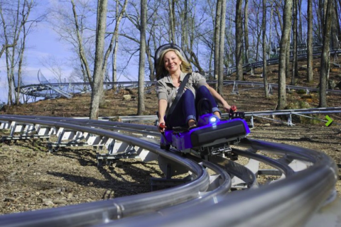 The “Scaly Screamer” outdoor coaster is scheduled to open Labor Day Weekend. 