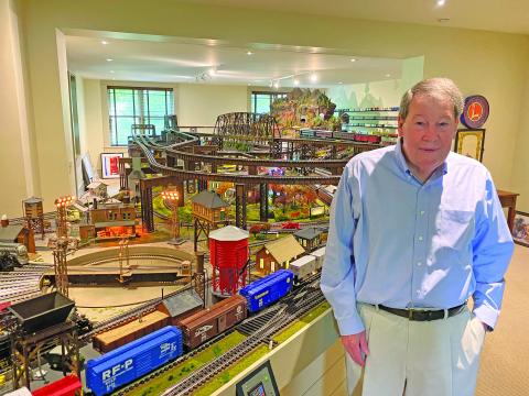 Photo by Christopher Smith/Staff                 Center for Life Enrichment President Lee Garrett will present “The Magic of Toy Trains,” on July 20 at the center. 