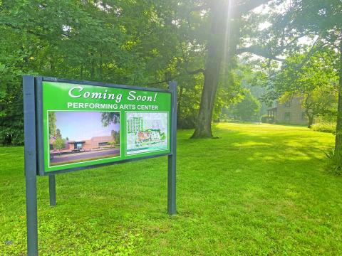 In the next few days construction will begin on the theater with a projected completion date of summer of 2022.