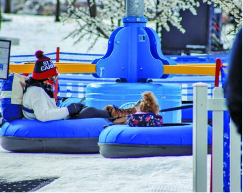 An example of the merry go round that would be set up in Kelsey Hutchinson Founders Park.