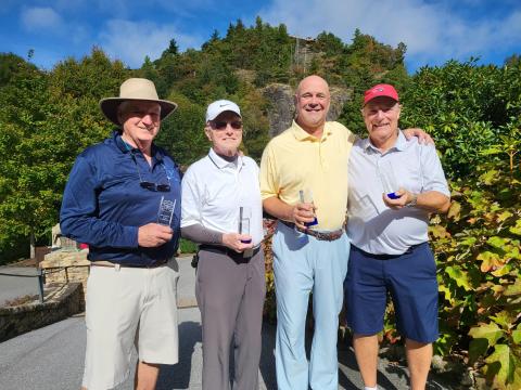 Inaugural Team Champions (L-R) Gary Maddox, Jim Hunter, David Stetson and Joseph Dunning