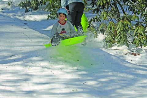 Ben Vines taking on a hill.