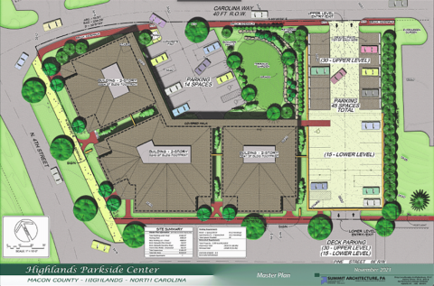 Submitted Photo An artist’s rendition of the Highlands Parkside Center. 