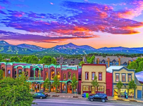 Photo by Jeff Andrew/Breckenridge Tourism Office Breckenridge, Colorado has a permanent population of 4,763 people.
