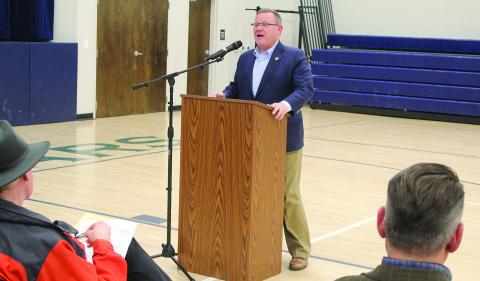 North Carolina Speaker of the House Tim Moore recently made a stop in Cashiers to discuss upcoming elections.
