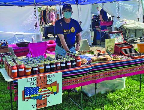 The Mountaintop Rotary Art and Craft show is scheduled for Saturday and Sunday in Kelsey-Hutchinson Founders Park.