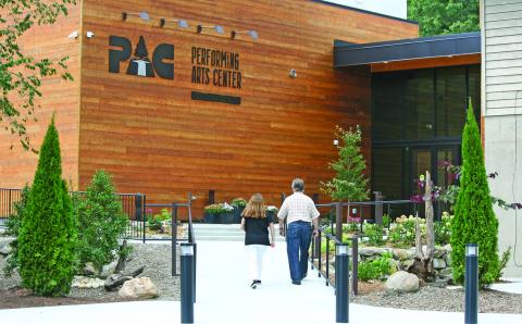 The new Highlands Performing Arts Center opened to the public on Sunday with an official ribbon cutting ceremony and reception.