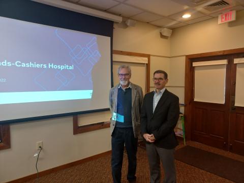 Mayor Patrick Taylor welcomed Tom Neal as his guest speaker for the final "Coffee with the Mayor" program of 2022.