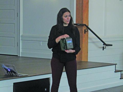 Dr. Rada Petric discusses the “Secret Life of Bats” during her lecture as part of the Village Nature Series.