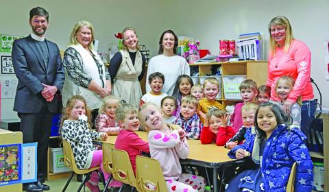 Students and staff of the Highlands Community Child Development Center and the Episcopal Church of the Incarnation hosted an open house to show off the new classrooms opened inside the church.