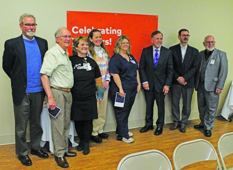 Community members, elected officials and hospital staff members gathered Wednesday to celebrate the 30 year anniversary of Highlands-Cashiers Hospital in its current location.