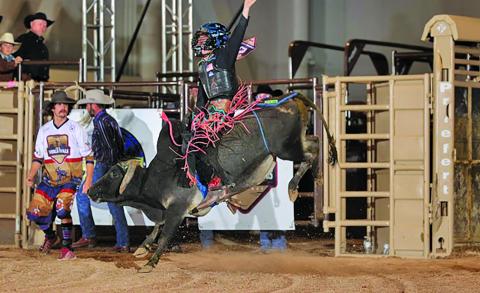 Bull rider Gus Teeter has worked his way up through junior rodeo and recently placed in the top 10 at the Junior National Finals.