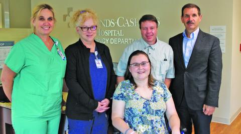 Jordan Vaughn credits the staff at Highlands Cashiers Hospital for helping her regain quality of life while battling dystonia.