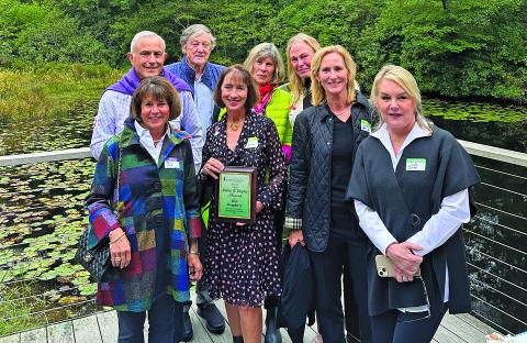 The Highlands Historical Society was presented the 2023 Robert B. Dupree Award for outstanding community service by the Highlands Chamber of Commerce.