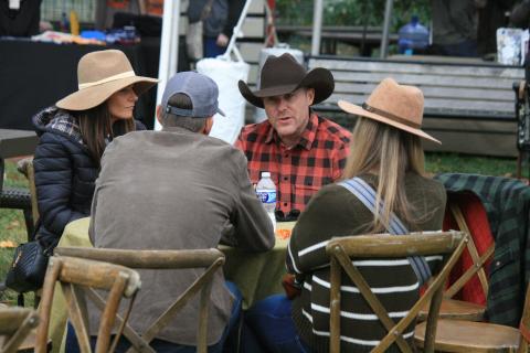 The Macon County EDC held their November meeting just as the Highlands Food and Wine Festival kicked off.