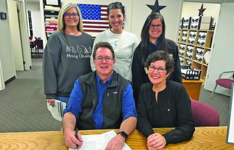 NC Sen. Kevin Corbin filed for re-election surrounded by family and friends on Monday.