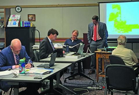 The Cashiers Marketplace hearing resumed April 9 with more expert testimony, and will continue on May 6-7.