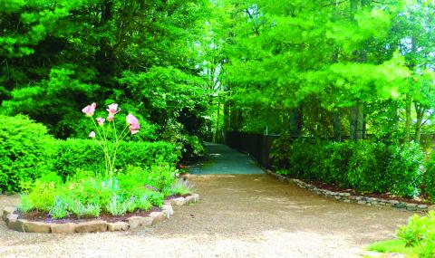 The greenway entrance adjacent to the Cashiers Chamber of Commerce will be the site of a grand opening ceremony on July 24.