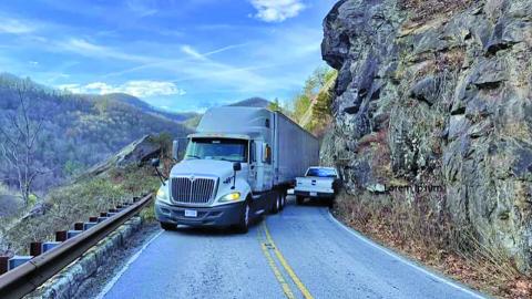 House Bill 593 will increase the fines for commercial trucking companies who send tractor trailers up the Gorge Road between Franklin and Highlands.