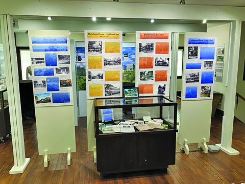 Visitors to the Highlands Historical Society can get a look into the history of lodging in town thanks to a new exhibit.