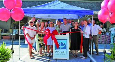 Pisgah Legal cut the ribbon on a new office in Cashiers this week.