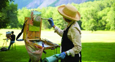 Artists will be able to show their talents during the Cashiers Plein Air Festival, July 15-20 at The Village Green.
