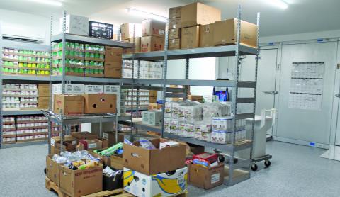 The new Fishes and Loaves food pantry on Frank Allen Road in Cashiers boasts new floors, better lighting, more overall space, and updated fixtures to better serve the community for years to come.