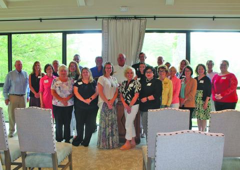 Photo by Larry Griffin/Staff Wade Hampton Golf Club awarded $350,000 in grants to 26 area nonprofits during a reception on Aug. 29.