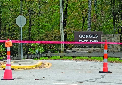 Gorges State Park in Sapphire remains closed following the damage brought on by Hurricane Helene at the end of September.