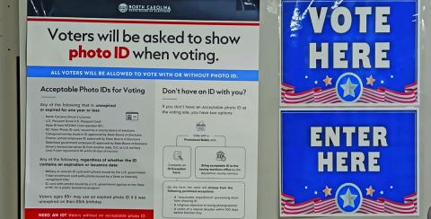 Early voting is underway in North Carolina and the Macon County voting site at Highlands Rec Center has been busy through the first week.